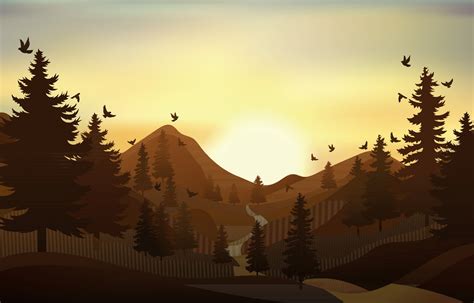 Nature Background of Mountain at Sunset 3150093 Vector Art at Vecteezy