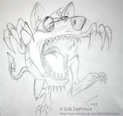 Evil Rat Warrior Sketch by ErikDePrince on DeviantArt