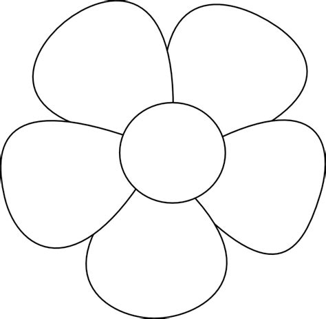 simple flower pictures to draw | other formats svg | Flower pattern drawing, Flower stencil ...