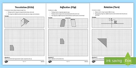 Transformation Worksheets - Teaching Resources - Twinkl