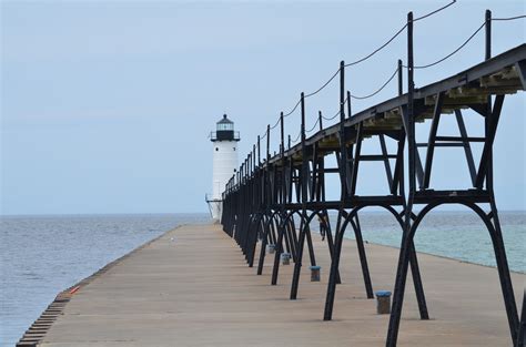 Manistee North Pierhead Lighthouse, Lake Michigan - Travel the Mitten