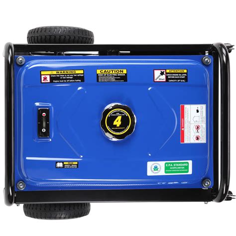 DuroMax XP4400E 4400 Watt Quiet Portable Electric Start RV Gas Powered Camping Generator.Non ...