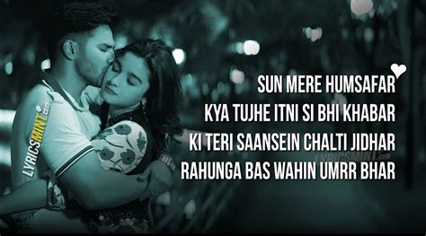 HUMSAFAR LYRICS - Badrinath Ki Dulhania - Hindi Songs Lyrics