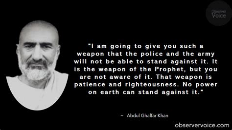 Abdul Ghaffar Khan Quotes - Observer Voice