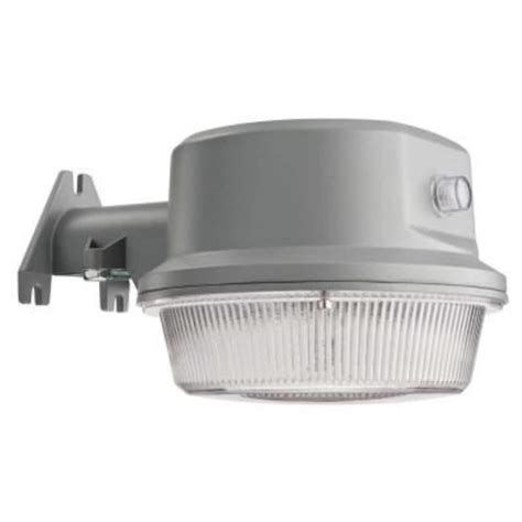 Lithonia Lighting Outdoor LED Wall / Post Mount Area Security Light - Grey | The Home Depot Canada