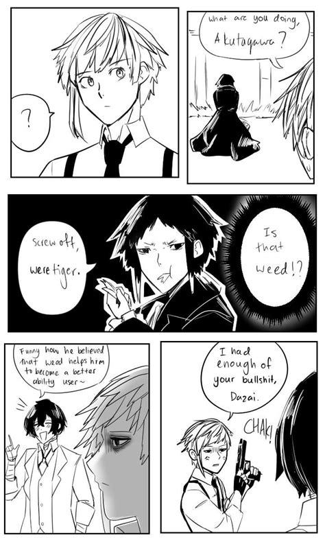 I made a short comic of the trio! : r/BungouStrayDogs