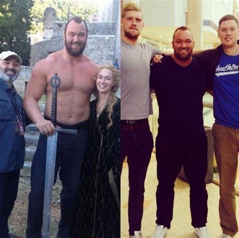 The Mountain with normal people and with his brothers - Game of Thrones ...