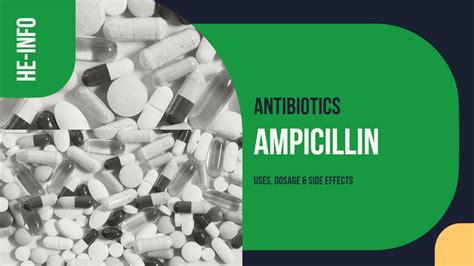 #Ampicillin | Uses, Dosage, Side Effects & Mechanism | Unasyn - YouTube