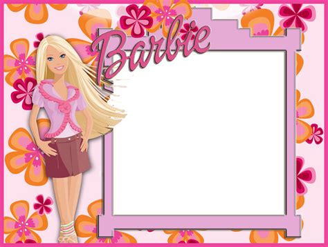 Pin by Jeny Chique on Marcos de Barbies | Barbie invitations, Barbie birthday invitations, Barbie