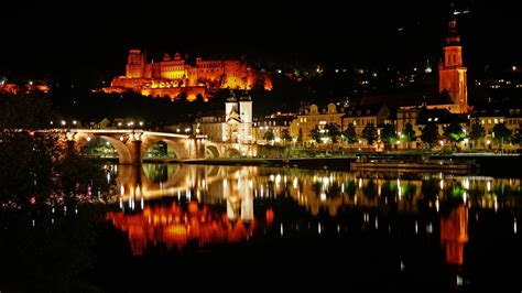 Heidelberg Castle at Night - Stunning HD Wallpaper