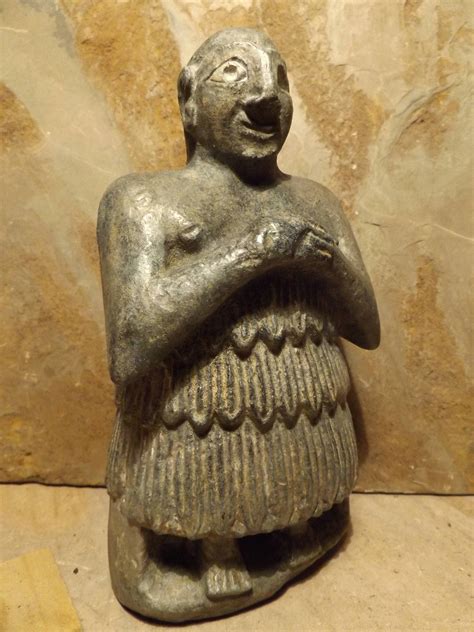 Sumerian temple statue - Mesopotamia - Replica of rare ancient sculpture artifact