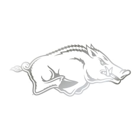 Razorbacks | Arkansas 3" Chrome Logo Magnet | Alumni Hall