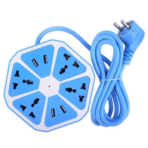 Buy YASHVI TOYS Electric Extension Board with 4 USB Port and 4 Power ...