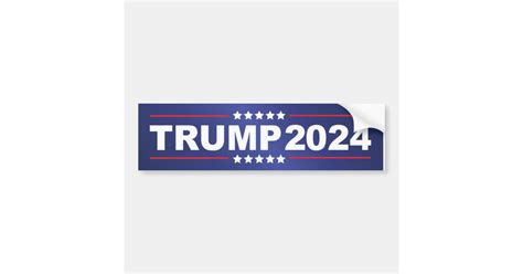 Trump 2024 bumper sticker | Zazzle