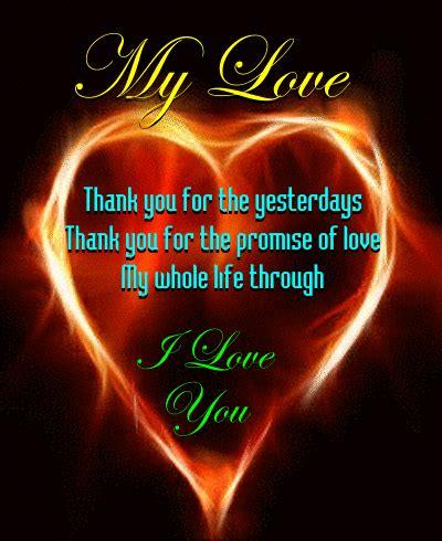 Thank You For All The Love... Free For Your Love eCards, Greeting Cards | 123 Greetings