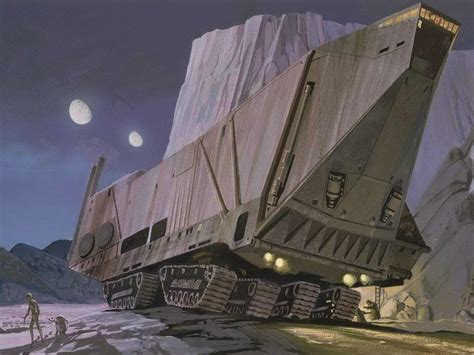 Jawa Sandcrawler by Ralph McQuarrie | Star wars concept art, Star wars wallpaper, Star wars concept