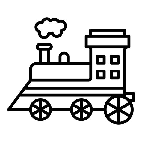 Steam Train Line Icon 6330573 Vector Art at Vecteezy