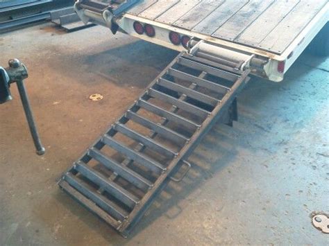 New trailer ramps fabricated august 2013 | Car trailer ramps, Trailer ...