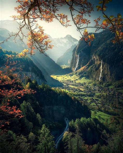 🔥 stunning view of first strikes of autumn in Switzerland 🔥 ...