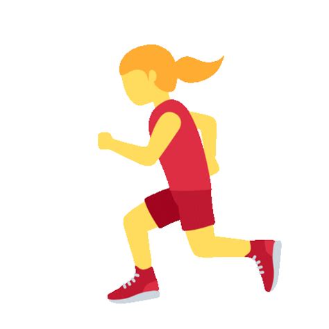 Woman Running Animated Gif