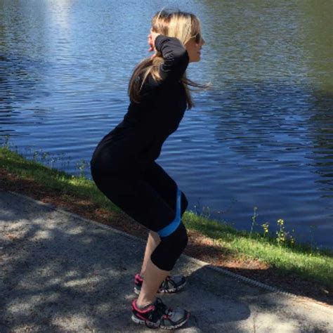 Banded Squats for Glute and Hip Activation- WholeFit360