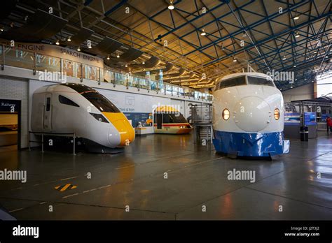 West Japan Railways Shinkansen 'Bullet Train Great Hall York, National Railway Museum Stock ...