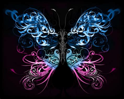 Butterfly Art Wallpaper Wall Mural