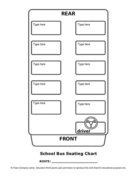 The Most Elegant School Bus Seating Chart Classroom S - vrogue.co