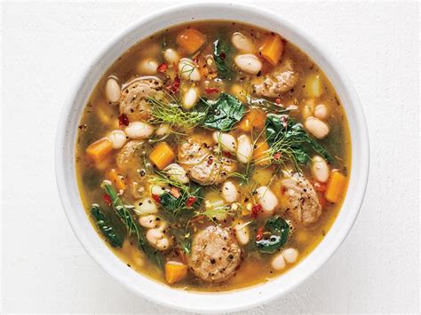 Turkey Sausage and Navy Bean Soup Recipe | Food Network Kitchen | Food Network