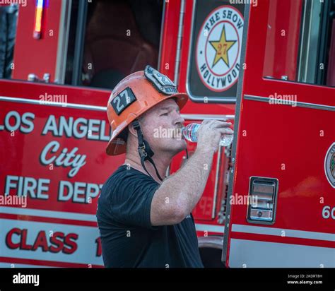 Los Angeles, CA, USA – November 3, 2022: Los Angeles Fire Department ...