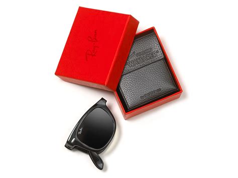 Lyst - Ray-Ban Folding Polarized Wayfarer Sunglass in Black