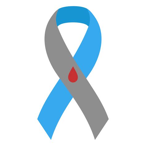 Diabetes awareness ribbon isolated. Symbol of support and solidarity ...