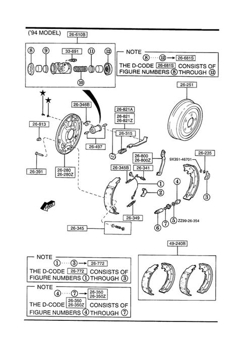 Mazda B4000 Drum Brake Shoe (Rear) - 1F8026310 | Jim Ellis Mazda Parts, Atlanta GA