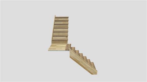 Stair Test - L-Shaped Stair - Download Free 3D model by Ted.Vitale1 [23c5d2c] - Sketchfab