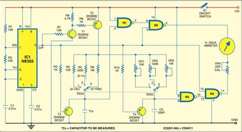 Analogue Capacitance Meter