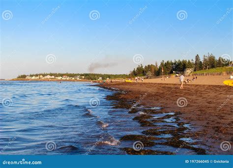 Parlee Beach, New Brunswick, Canada Editorial Image - Image of beach ...