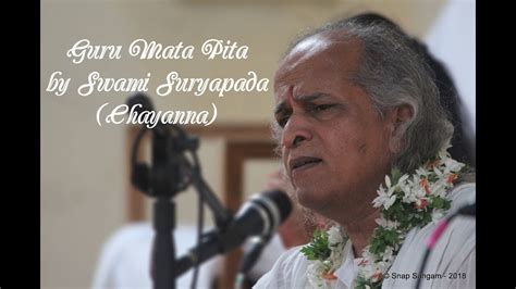 Guru Mata Pita | Art of Living Satsang | by Swami Suryapada (chayanna) - YouTube