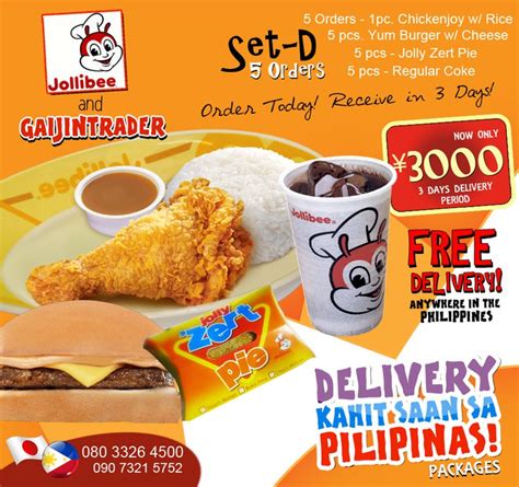 Delivery Anywhere in the Philippines! - Jollibee