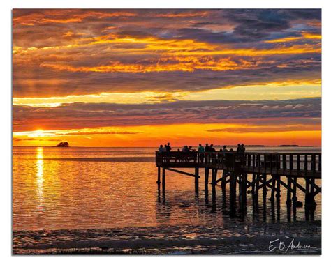 Sunset at Crystal Beach Pier – EBAnderson