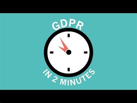 Everything You Need to Know About GDPR... In 2 Minutes - YouTube