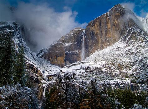 Winter At Yosemite Falls Photograph by Bill Gallagher