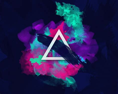 Abstract Triangle Wallpaper Hd