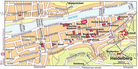 Heidelberg Map - Germany