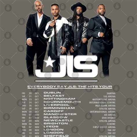 JLS 2023 Tour Double Sided Double Sided Hoodies, Everybody Say JLS Hit ...