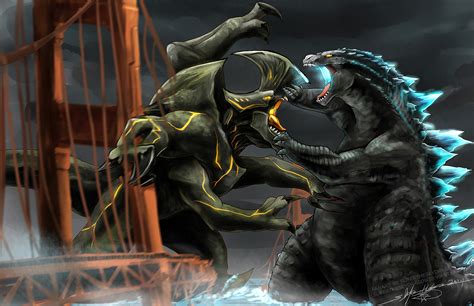 Godzilla vs. Trespasser Kaiju Fan Art - Godzilla Fan Artwork Image Gallery