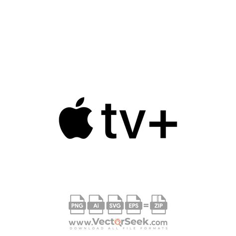 Black Apple Tv Plus Logo Vector - (.Ai .PNG .SVG .EPS Free Download)