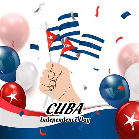 Independence Day Flag Vector Design Images, Cuban Independence Day Celebrates With Blue Flags ...