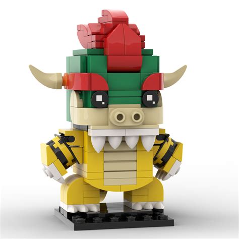 LEGO MOC Bowser Brickheadz by custominstructions | Rebrickable - Build with LEGO