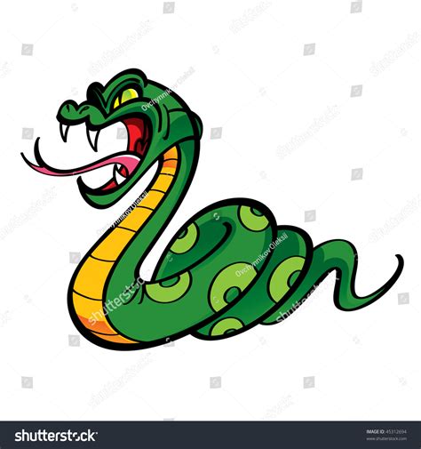 Angry Snake Stock Vector 45312694 - Shutterstock