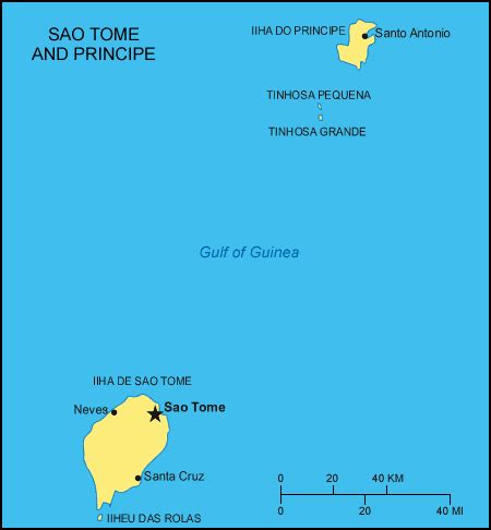 Sao Tome and Principe Map and Satellite Image